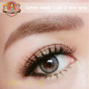 Lily 2 tone / Cotton candy / Solotica natural mini (Gray)